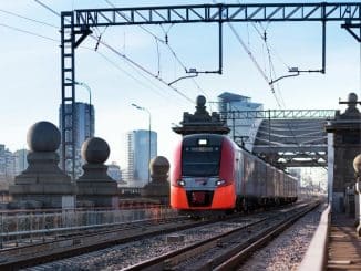 a train on the tracks