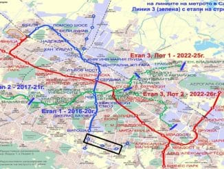 Студентски град Изоставен в плана за разширение на Софийското метро