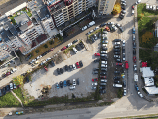 паркиране на зелени площи студентски град