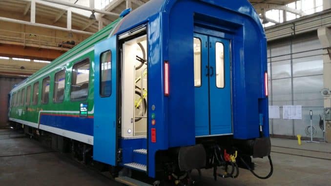 вагон сокол, произведен от Вагонен завод Дряново