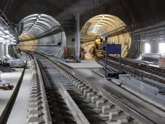 тунел на метрото в Солун, tunnel metro thessaloniki
