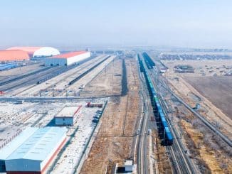 интермодален терминал европа китай, товарни влакови конпозиции