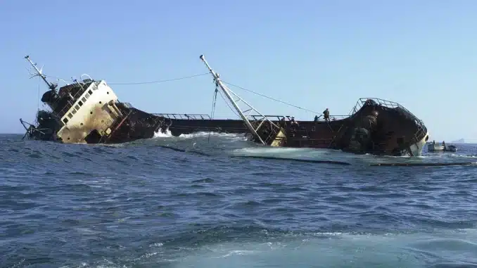 потънал кораб в черно море